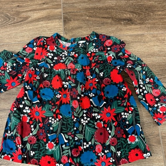 🌸 $3 if bundled -  18 Month CARTER’S Just One You Long Sleeve Floral Top EUC - Picture 1 of 5